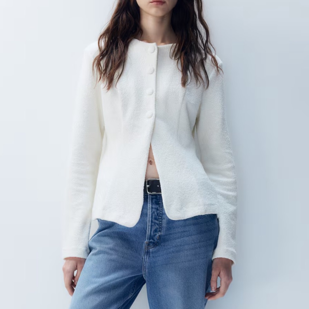 Cardigan with defined waist